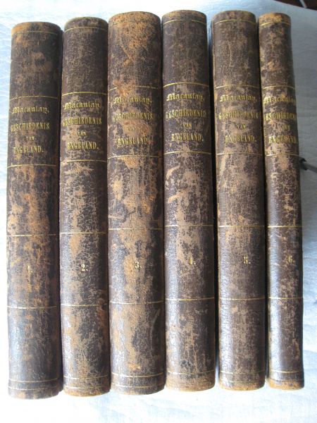 Macaulay, Thomas Babbington - Geschiedenis van Engeland sedert de troonsbestijging van Jakobus II / 6 delen compleet.