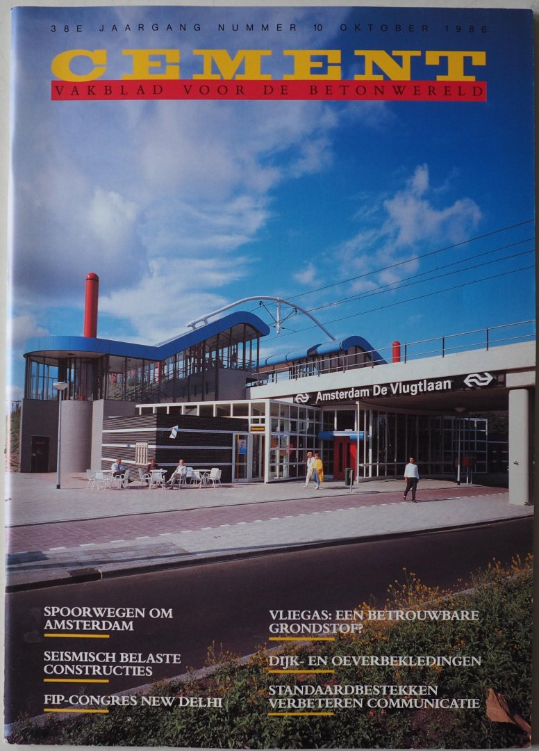 Vlugt B W van der e.a. - Cement Vakblad voor de betonwereld 38e jaargang nummer 10 oktober 1986