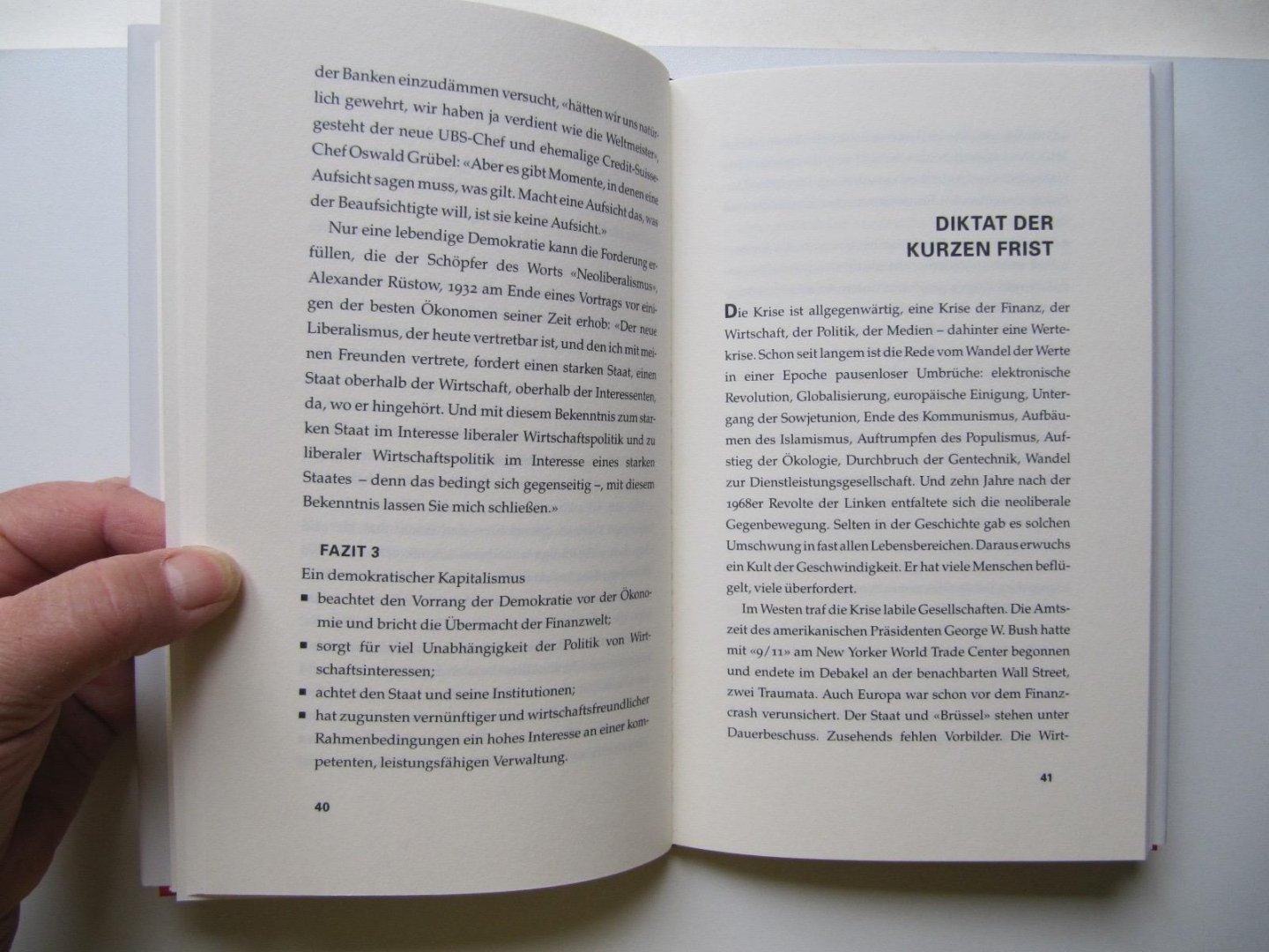 Weck, Roger de - Nach der Krise / Gibt es einen anderen Kapitalismus?