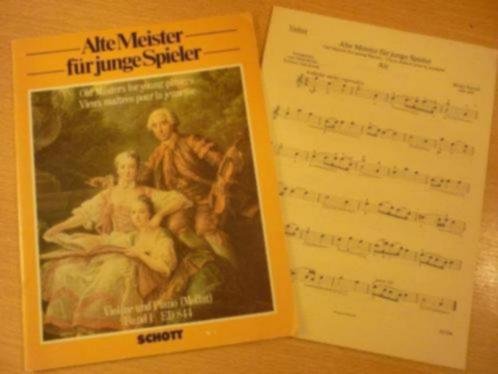 Diverse componisten - Alte meister fur junge Spieler - Viool / Piano