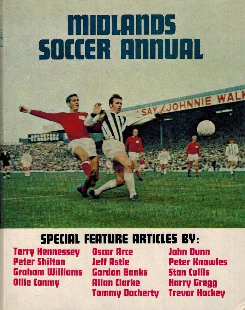 Peter Douglas and Eamonn Dunphy - Midlands Soccer Annual