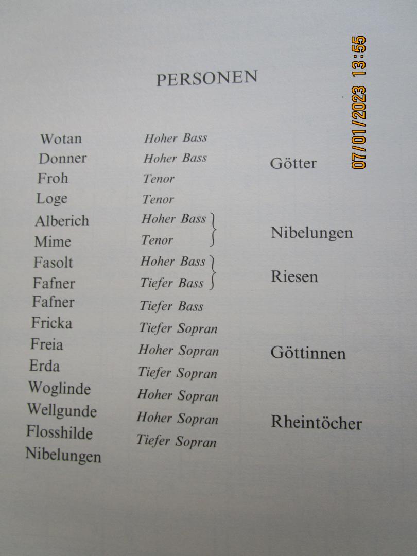 Wagner, Richard - Das Rheingold  - Partitura -