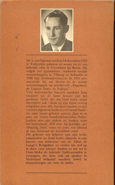 Egeraat, Dr.L. van .. Met tekeningen, kaartjes en zwart - wit - foto's - Het onbekende Nederland Deel 1 Noord-Brabant - Limburg