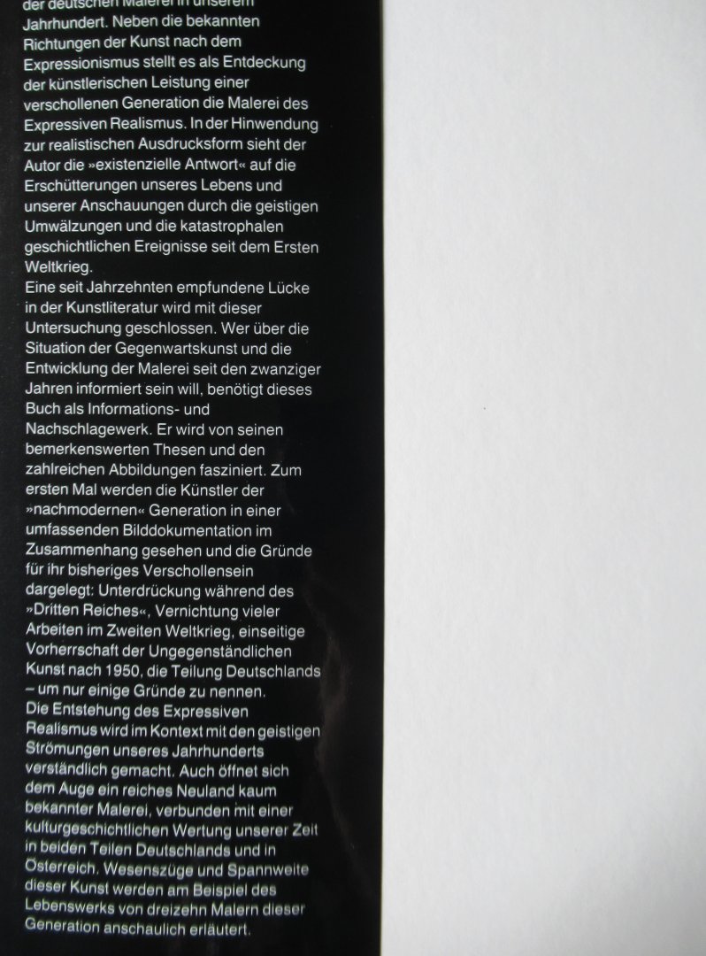 Zimmermann, Rainer - Die Kunst der verschollenen Generation. Deutsche malerei des expressiven realismus von 1925 bis 1975
