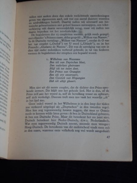 Hans, D. - Het Wilhelmus van Nassouwe, De geschiedenis van een volkslied