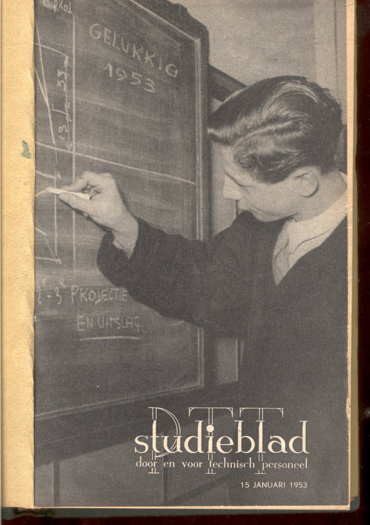  - 1953. Ptt. Studieblad door en voor technisch personeel. Ingebonden jaargang 1953.
