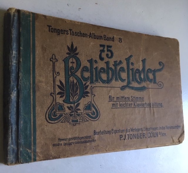 Diverse auteurs - 75 Beliebte lieder für mittlere stimme mit leichter klavierbegleitung