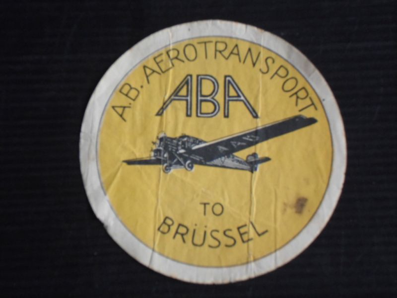  - Label A.B.Aerotransport Brüssel