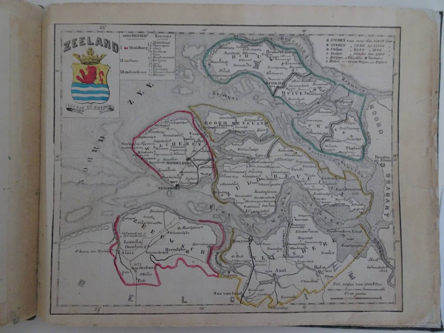 Braakensiek, A.. - Atlas van het Koningrijk der Nederlanden.