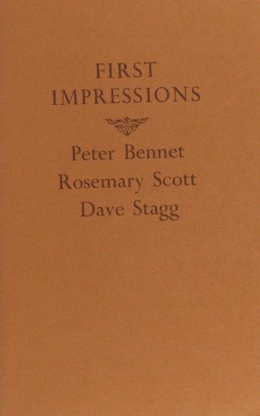 Bennet, Peter, Rosemary Scott & Dave Stagg. - First impressions.