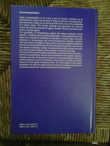 Cooper Kemp Reemtsma White - Xenotransplantation - The Transplantation of Organs and Tissues Between Species