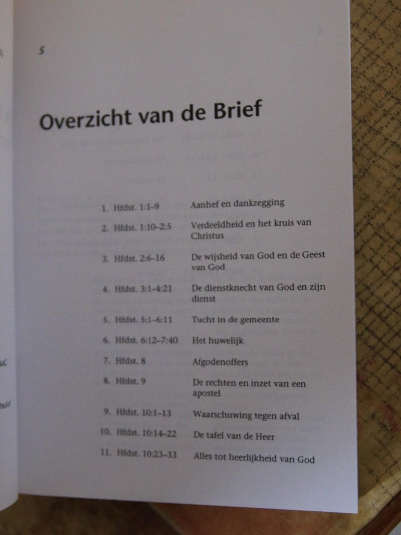 Koning, M.G. de - De eerste brief aan de Korinthiers. Een verklaring van Paulus' brief, speciaal voor jou nr.2