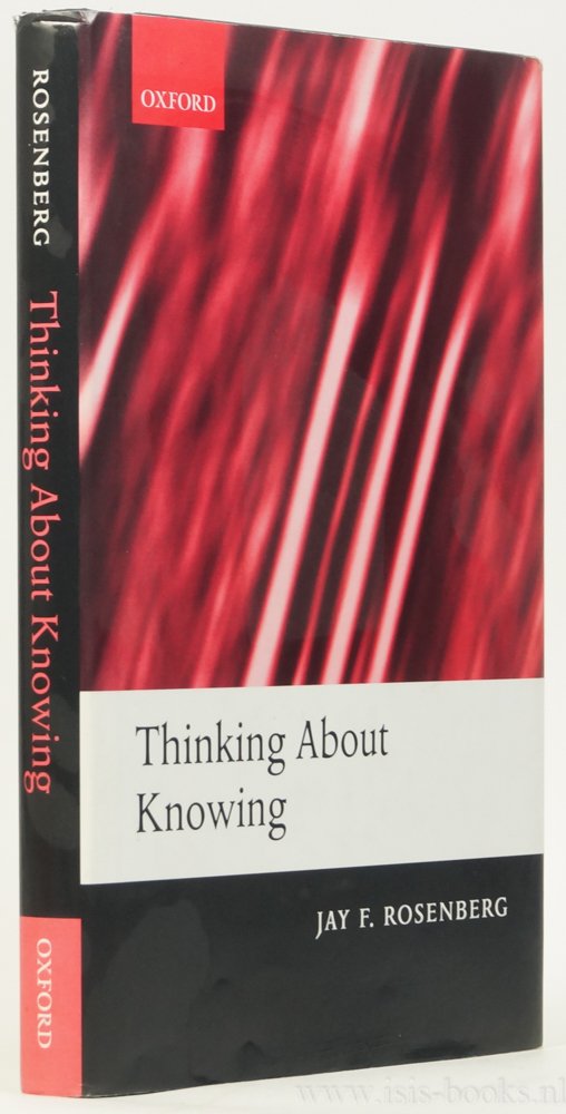 ROSENBERG, J.F. - Thinking about knowing.