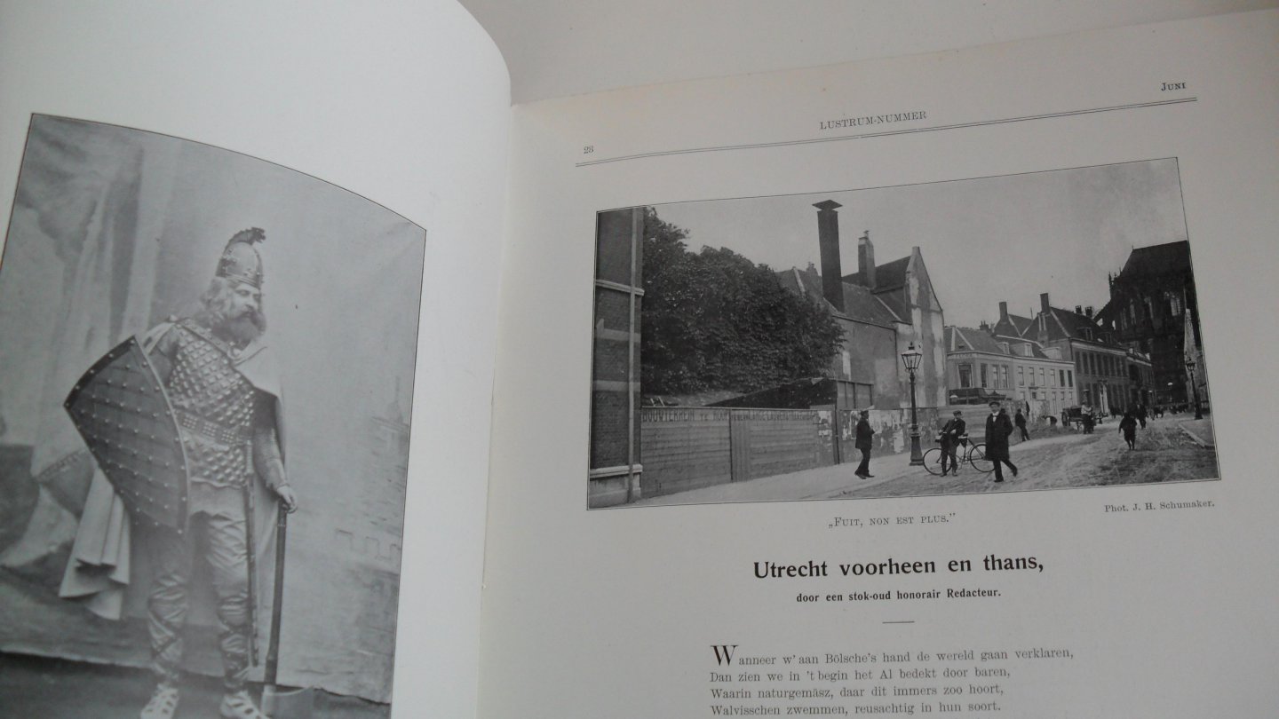 redactie:  van der Heyden Quast Loor de Ligt van der Pot Ritter en Dubois - Vos Studiosorum       -  Lustrumnummer  Utrechts Studenten Weekblad -