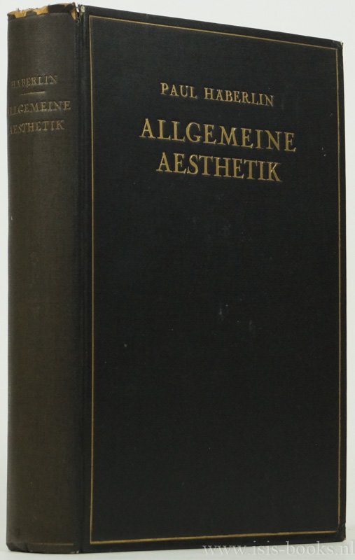 HÄBERLIN, P. - Allgemeine Aesthetik.
