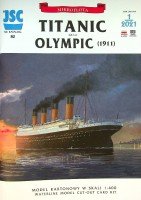 Bouwplaat - Bouwplaat Titanic or Olympic 1911