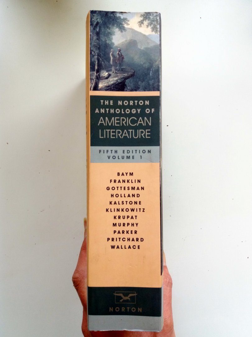 Baym, Nina - The Norton Anthology of American Literature (Volume 1) (Literature to 1620 - Native American Literature - Early American Literature 1620-1820 - American Literature 1820-1865) (ENGELSTALIG)