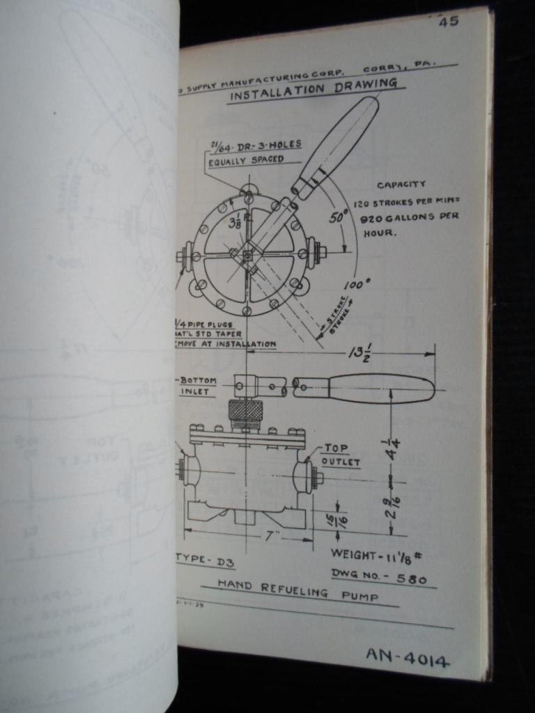 PA Corry - Aero Supply Mfg Corp. Manufacturers of Aircraft Accessories,  Installation- and Instruction Drawings, Factory catalogue