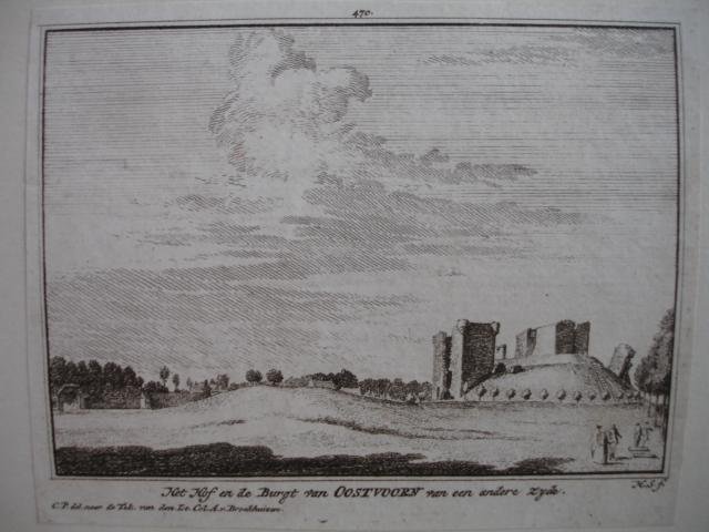 Oostvoorn. - Het Hof en de Burgt van Oostvoorn van een andere zijde.