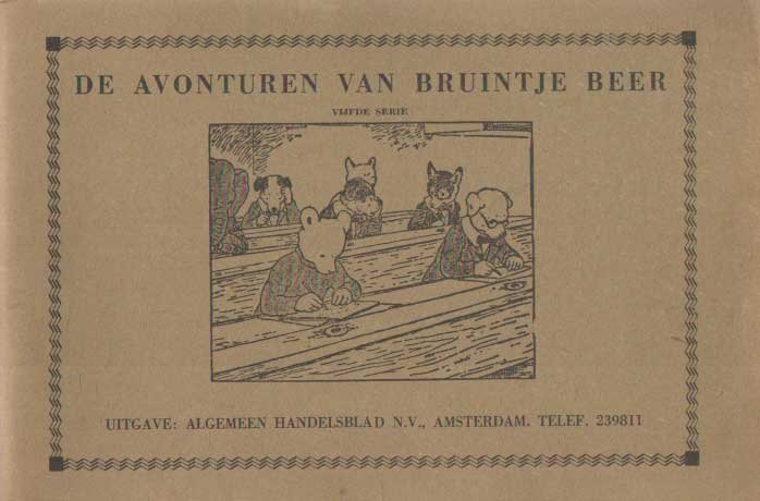  - De avonturen van Bruintje Beer. Vijfde serie. 1. Bruintje Beer en Willie Veer. 2. Bruintje Beer en het mannetje in het groen. 3. Bruintje Beer Bruintje Beer op school