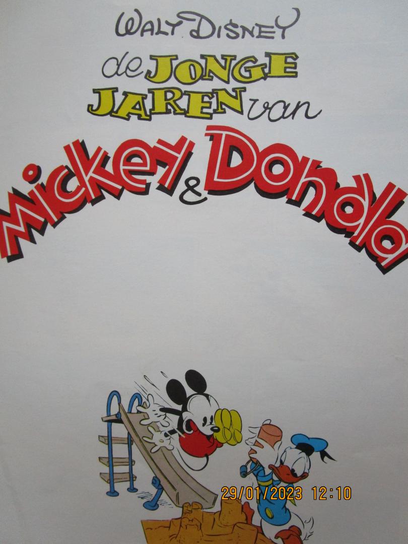 Disney, Walt - 5e deel DE JONGE JAREN VAN MICKEY EN DONALD - Hoogtepunten uit de striphistorie