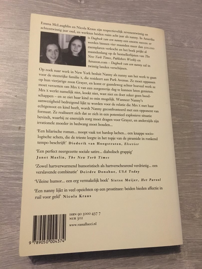 MacLaughlin, E. - Dagboek van een nanny