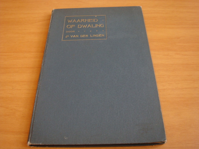 Linden Js van der - Waarheid of dwaling