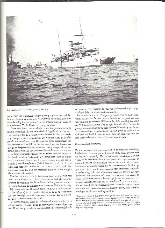 Backer Dirks, F.C. - De Gouvernements Marine in het voormalig Ned. Indië 1861-1949 deel 2