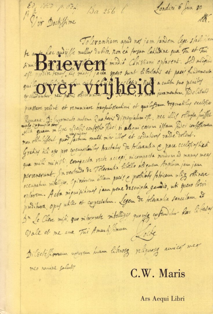 Maris, C.W. - Brieven over vrijheid.
