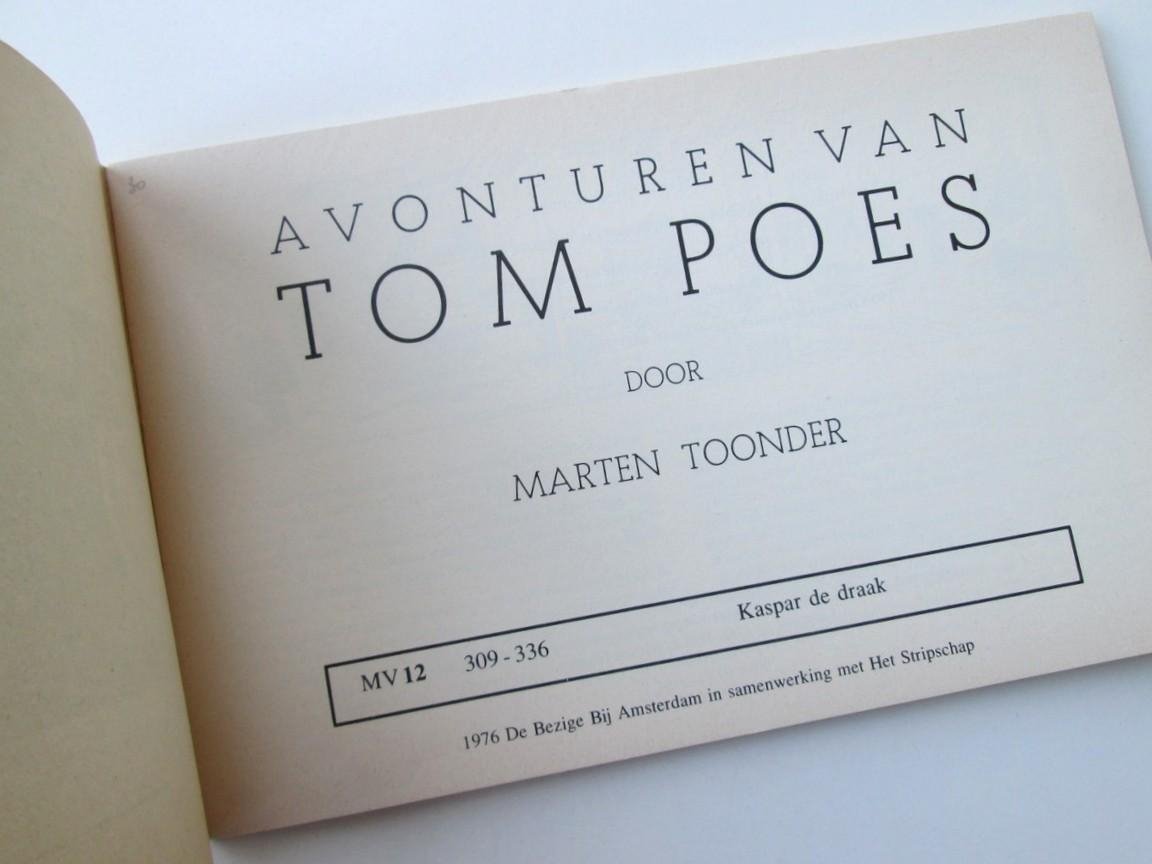 Marten Toonder - Avonturen van Tom Poes: Kaspar de draak - [MV12, 309-336]