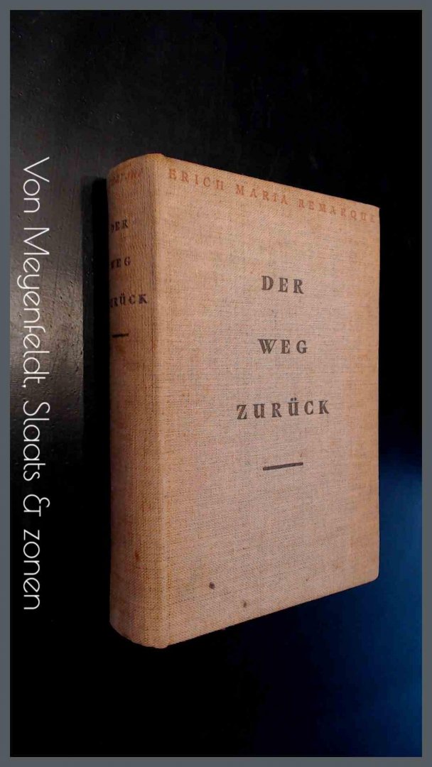 Remarque, Erich Maria - Der weg zuruck