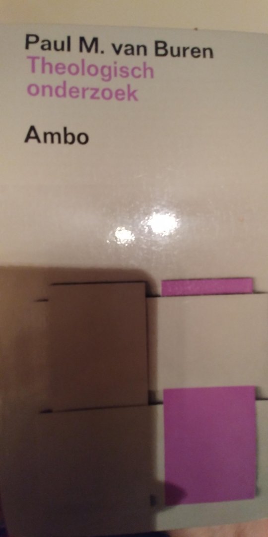 Buren, Paul M. van - Theologisch onderzoek