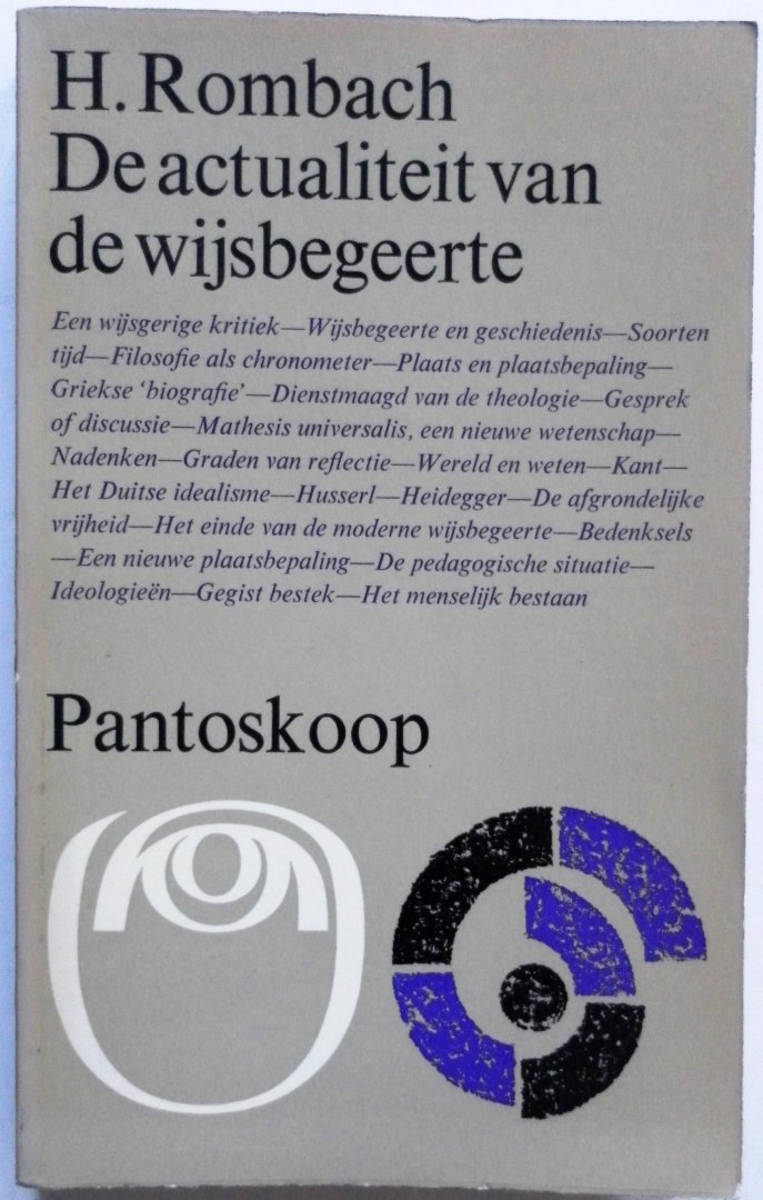 Rombach H - De actualiteit van de wijsbegeerte