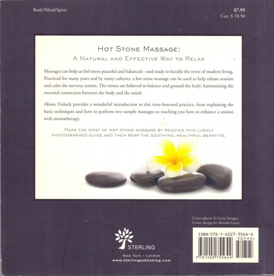 Trulock, Alison (ds1290) - Hot Stone Massage. The Essential Guide to Hot Stone and Aromatherapy Massage