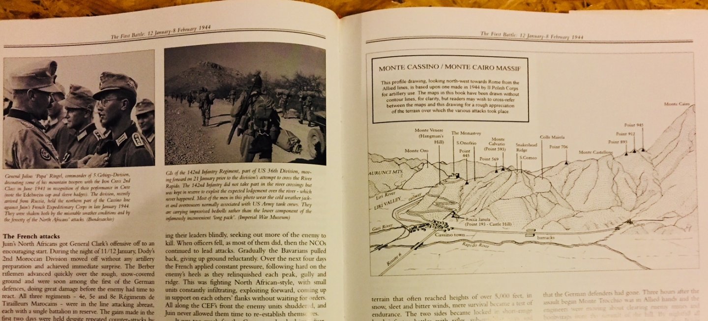 Ford, Ken.   Chappell, Mike. (Illustr.) - Cassino. The four battles January - May 1944.