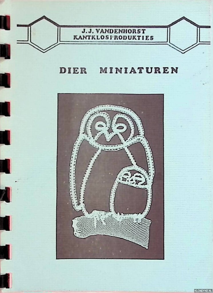 Vandenhorst, J.J. - Dier miniaturen