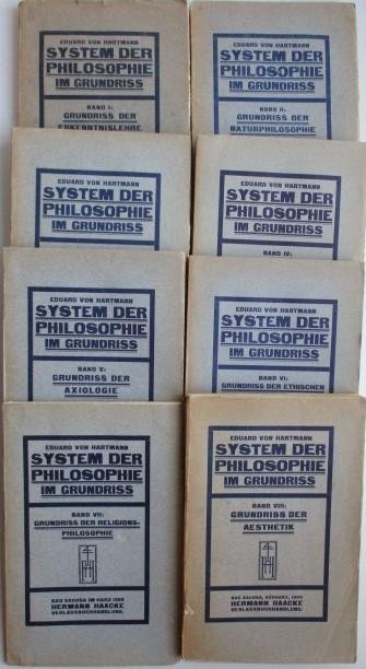 Hartmann, E. von - System der Philosophie im Grundriß. 8 vols complete