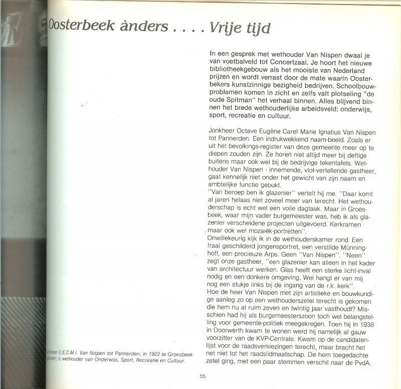 Sloet van Oldruitenborgh, Egbert .. Fotografie Henk Gerritsen  Kunst D. Droogleever - Oosterbeek Anders