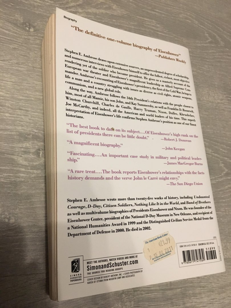 Ambrose, Stephen E. - Eisenhower / Soldier and President