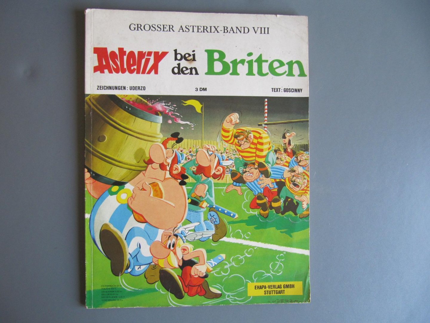 Goscinny (Zeichnungen: Uderzo) - Asterix bei den Briten - Grosser Asterix-Band VIII