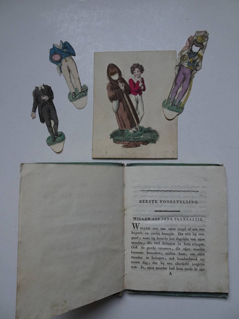 N.n.. - De schalksche Willem in zesderlei gedaanten of de verrassingen. Een onderhoudend geschenk voor jongens.