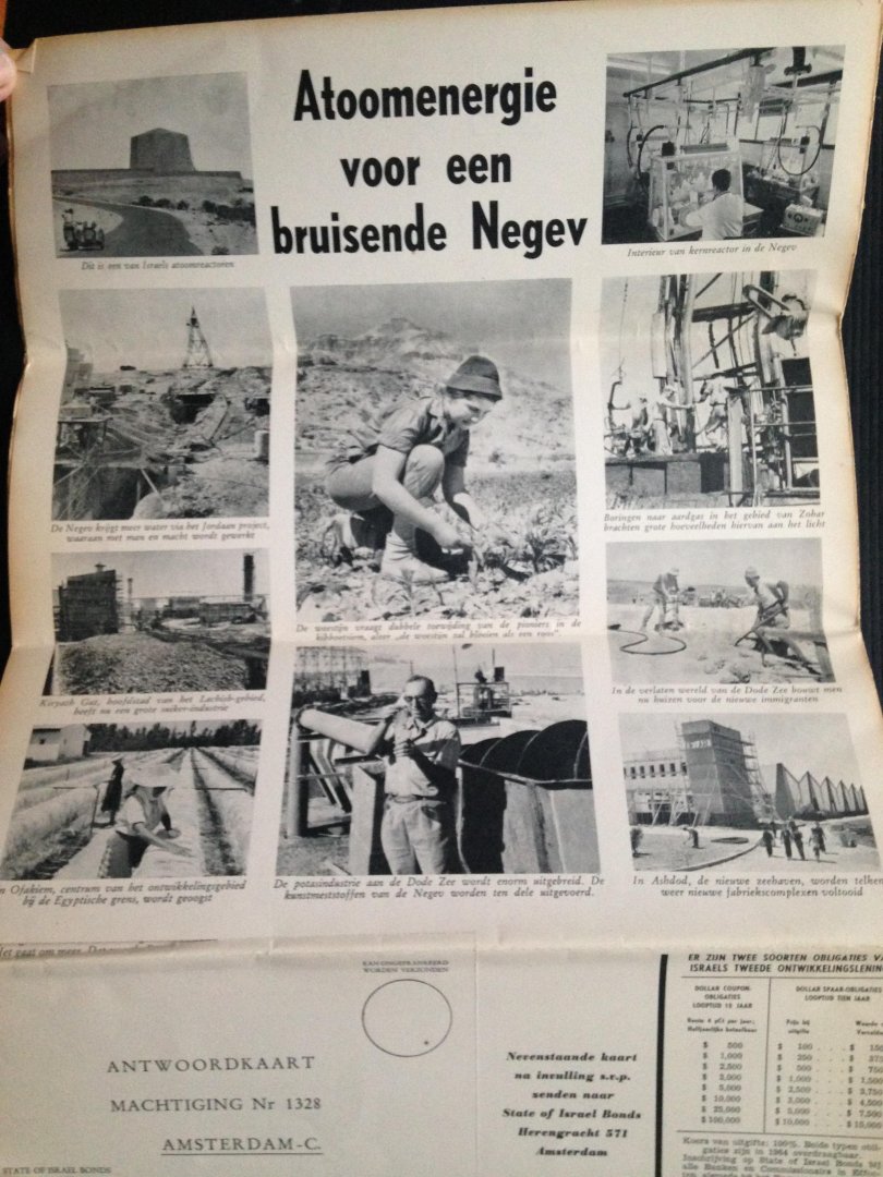  - Europa zal Israel terzijde staan, Exemplaar Krant Israel Express, Amsterdam