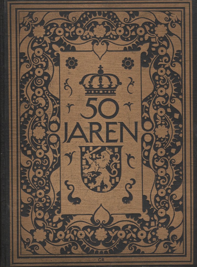 Blokland (ingeleid door) - Vijftig Jaren officieel gedenkboek ter gelegenheid van het gouden regeringsjubileum van hare majesteit Koningin Wilhelmina (1948)
