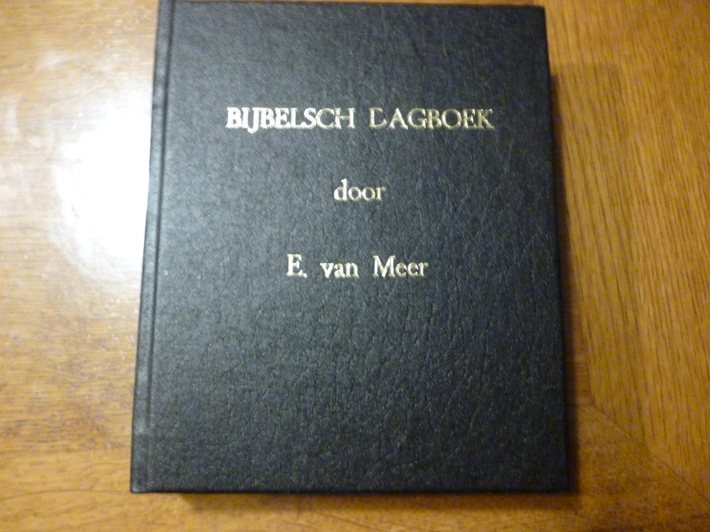 Meer E van - Bijbelsch dagboek