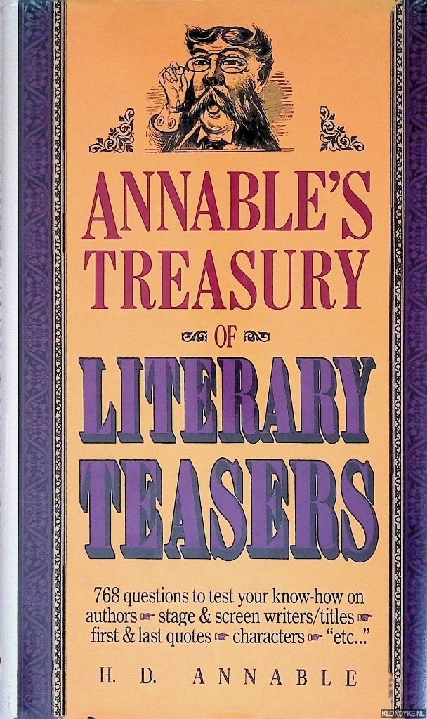 Annable, H.D. - Annable's Treasury of Literary Teasers