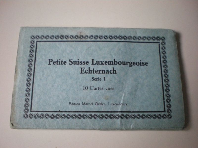 postcards. ansichtkaarten - Petite Suisse Luxembourgeoise Echternacht. 10 cartes vues. Serie 1.