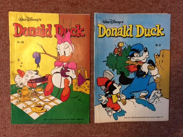 div - Donald Duck 1976 2 x nrs 48 en 51