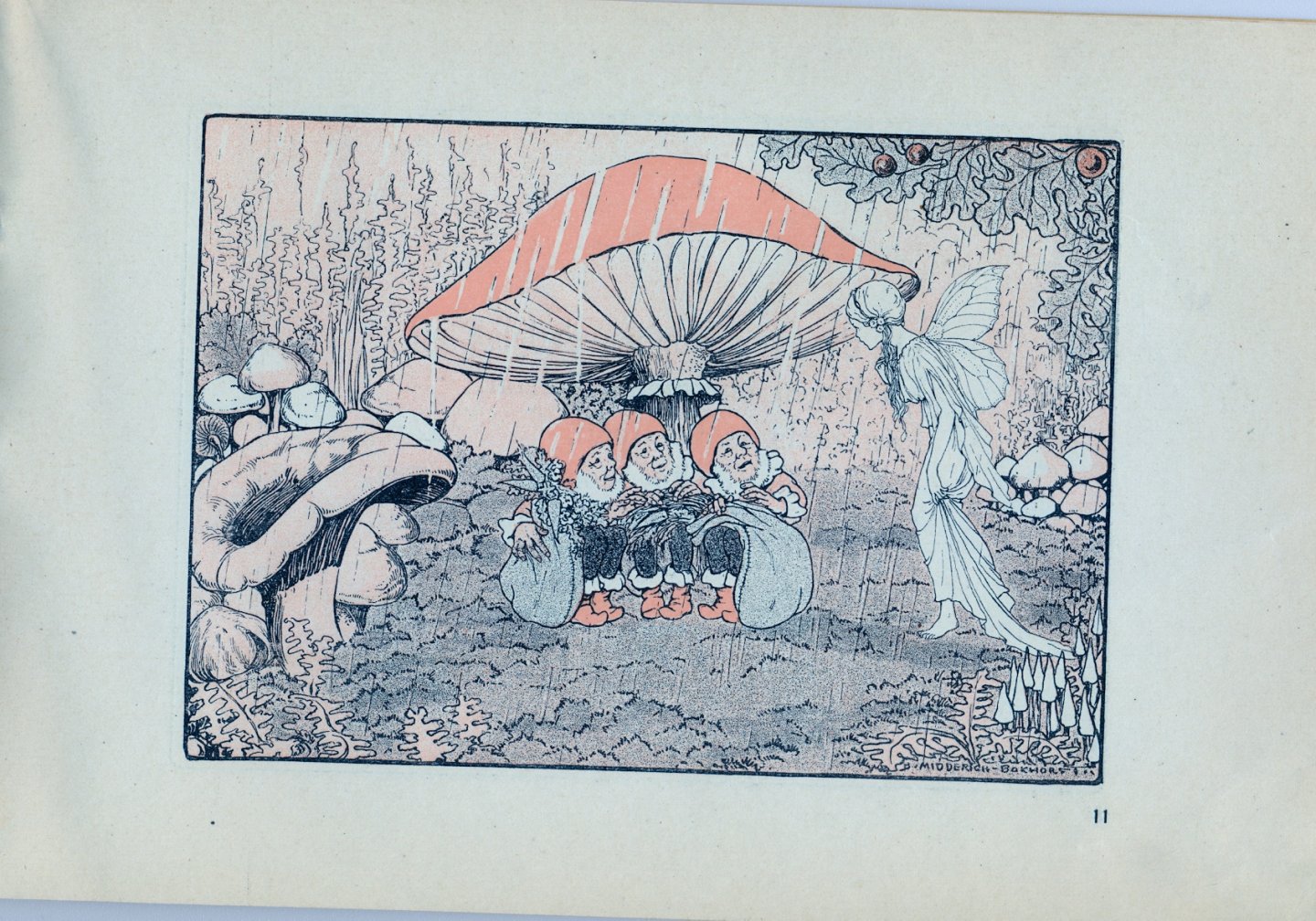 Sutorius, Anna tekeningen van B.Midderigh-Bokhorst - Van drie kaboutertjes