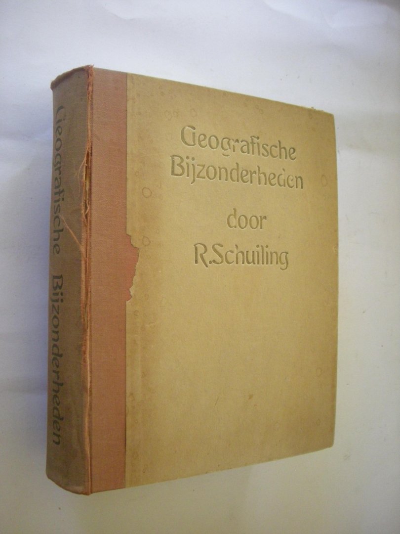 Schuiling, R. / Baren, J. van,  e.a., (Hol, J.B.L., Loos,R, Thijsse, Jac.P., etc.) - Geografische Bijzonderheden. Gedenkboek verzameld ter gelegenheid van 70ste verjaardag