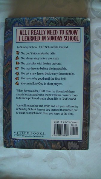 Schimmels C. - All I really need to know I learned in Sunday School